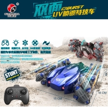 兒童遙控特技越野車-2.4G雙面UV噴鍍特技車2119