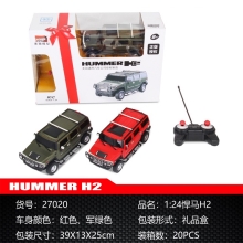 美致-1:24兒童遙控賽車仿真車-正版授權悍馬H2遙控車27020